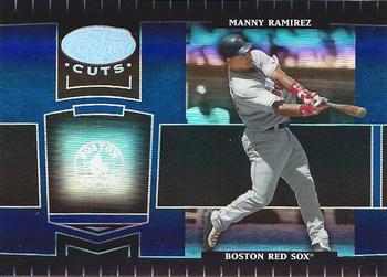 2004 Leaf Certified Cuts - Marble Blue #32 Manny Ramirez Front