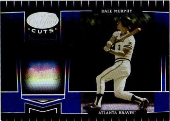 2004 Leaf Certified Cuts - Marble Blue #250 Dale Murphy Front