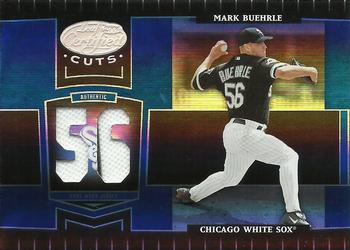 2004 Leaf Certified Cuts - Marble Material Blue Number #54 Mark Buehrle Front