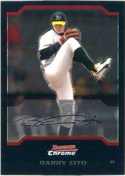 2004 Bowman Chrome #84 Barry Zito Front