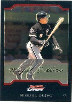 2004 Bowman Chrome #119 Miguel Olivo Front