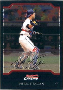 2004 Bowman Chrome #120 Mike Piazza Front