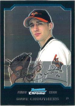 2004 Bowman Chrome #231 Dave Crouthers Front