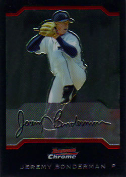 2004 Bowman Chrome #9 Jeremy Bonderman Front