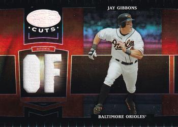 2004 Leaf Certified Cuts - Marble Material Red Position #23 Jay Gibbons Front