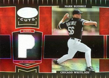 2004 Leaf Certified Cuts - Marble Material Red Position #54 Mark Buehrle Front
