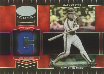 2004 Leaf Certified Cuts - Marble Material Red Position #235 Gary Carter Front