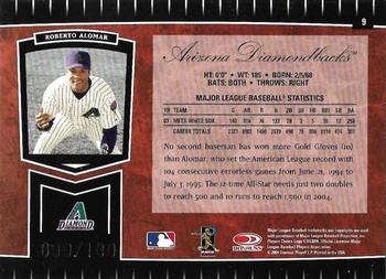 2004 Leaf Certified Cuts - Marble Red #9 Roberto Alomar Back