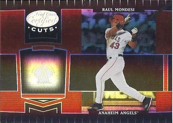2004 Leaf Certified Cuts - Marble Red #157 Raul Mondesi Front