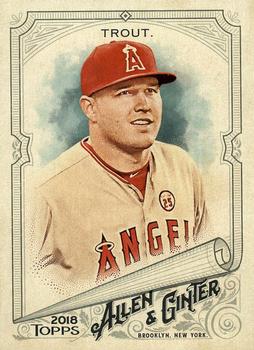 2018 Topps Allen & Ginter #1 Mike Trout Front