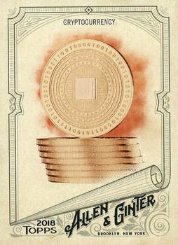 2018 Topps Allen & Ginter #83 Cryptocurrency Front