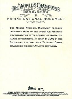 2018 Topps Allen & Ginter #84 Marine National Monument Back