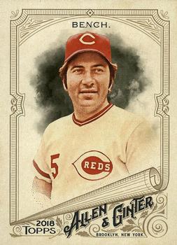2018 Topps Allen & Ginter #133 Johnny Bench Front