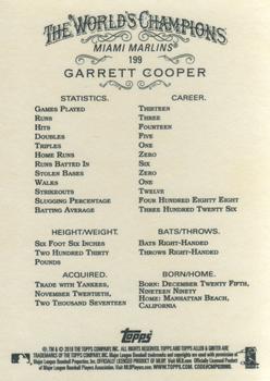 2018 Topps Allen & Ginter #199 Garrett Cooper Back