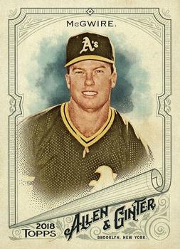 2018 Topps Allen & Ginter #212 Mark McGwire Front