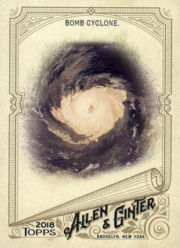 2018 Topps Allen & Ginter #259 Bomb Cyclone Front