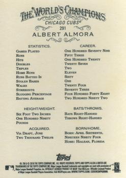 2018 Topps Allen & Ginter #291 Albert Almora Back