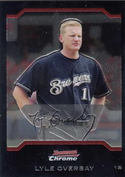 2004 Bowman Draft Picks & Prospects - Chrome #BDP1 Lyle Overbay Front