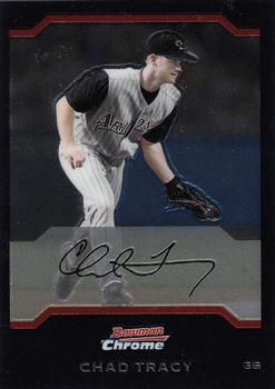 2004 Bowman Draft Picks & Prospects - Chrome #BDP4 Chad Tracy Front