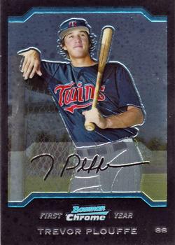 2004 Bowman Draft Picks & Prospects - Chrome #BDP91 Trevor Plouffe Front