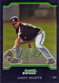 2004 Bowman Draft Picks & Prospects - Chrome #BDP135 Andy Marte Front
