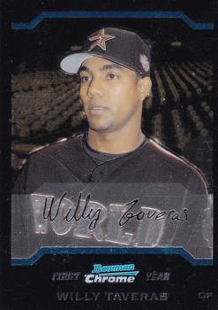 2004 Bowman Draft Picks & Prospects - Chrome #BDP153 Willy Taveras Front
