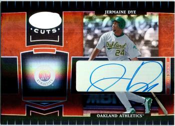 2004 Leaf Certified Cuts - Marble Signature Red #140 Jermaine Dye Front