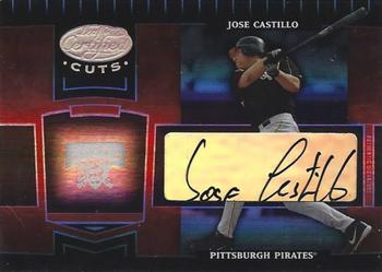 2004 Leaf Certified Cuts - Marble Signature Red #153 Jose Castillo Front