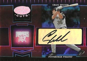 2004 Leaf Certified Cuts - Marble Signature Red #154 Craig Wilson Front