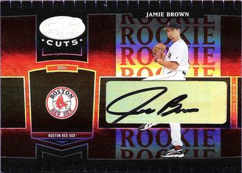2004 Leaf Certified Cuts - Marble Signature Red #272 Jamie Brown Front