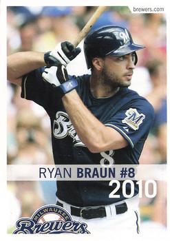 2010 Milwaukee Brewers Police #NNO Ryan Braun Front