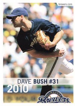 2010 Milwaukee Brewers Police #NNO Dave Bush Front