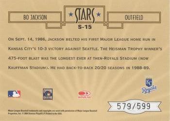 2004 Leaf Certified Cuts - Stars #S-15 Bo Jackson Back