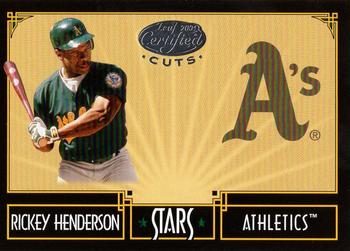 2004 Leaf Certified Cuts - Stars #S-38 Rickey Henderson Front