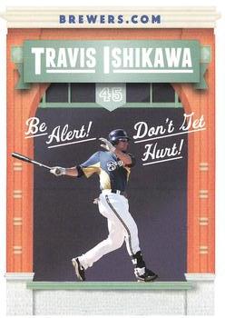 2012 Milwaukee Brewers Police #NNO Travis Ishikawa Front