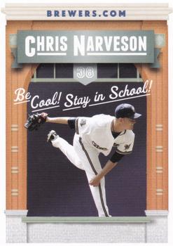 2012 Milwaukee Brewers Police - Waukesha City Police and Waukesha Sports Cards #NNO Chris Narveson Front