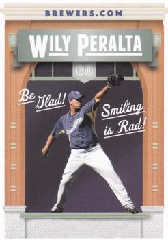 2012 Milwaukee Brewers Police - Waukesha City Police and Waukesha Sports Cards #NNO Wily Peralta Front