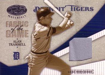 2004 Leaf Certified Materials - Fabric of the Game #FG-3 Alan Trammell Front
