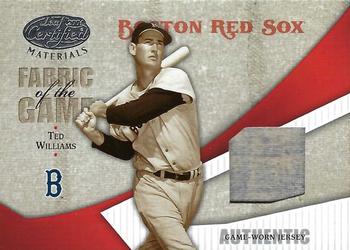 2004 Leaf Certified Materials - Fabric of the Game #FG-114 Ted Williams Front