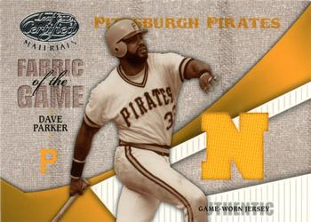 2004 Leaf Certified Materials - Fabric of the Game AL/NL #FG-24 Dave Parker Front