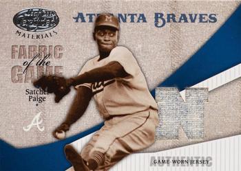 2004 Leaf Certified Materials - Fabric of the Game AL/NL #FG-191 Satchel Paige Front