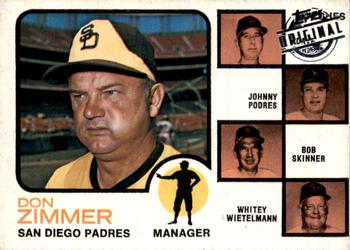 2015 Topps - Topps Originals Buybacks 1973 #12 Padres Field Leaders (Don Zimmer / Dave Garcia / Johnny Podres / Bob Skinner / Whitey Wietelmann) Front