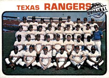2015 Topps - Topps Originals Buybacks 1973 #7 Texas Rangers Front