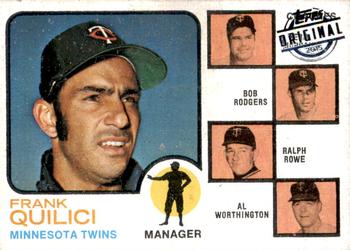 2015 Topps - Topps Originals Buybacks 1973 #49 Twins Field Leaders (Frank Quilici / Vern Morgan / Bob Rodgers / Ralph Rowe / Al Worthington) Front