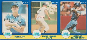 1986 Star Dale Murphy #1-3 Dale Murphy Front