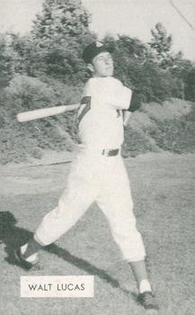 1951 Globe Printing San Jose Red Sox #NNO Walt Lucas Front