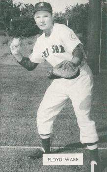 1951 Globe Printing San Jose Red Sox #NNO Floyd Warr Front