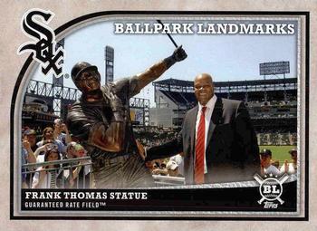 2018 Topps Big League #353 Frank Thomas Statue Front