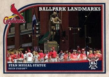 2018 Topps Big League #362 Stan Musial Statue Front