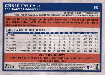 2018 Topps Big League #392 Chase Utley Back